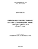 Luận án Tiến sĩ Nông nghiệp: Nghiên cứu bệnh nhiễm độc tố botulin của vi khuẩn Clostridium botulinum trên vịt tại một số tỉnh Đồng bằng Sông Cửu Long