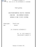 Luận văn Thạc sĩ Toán học: Bài toán biên dạng tuần hoàn cho phương trình vi phân hàm bậc nhất tuyến tính