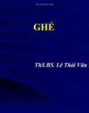 Bài giảng Ghẻ - ThS.BS. Lê Thái Vân Thanh