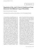 Báo cáo khoa học: Regulation of the erm(C) Gene in Staphylococci from Reservoir with Different Usage of Macrolides