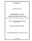 Luận văn Thạc sĩ Luật học: Chế định xóa án tích theo Luật hình sự Việt Nam (Trên cơ sở các số liệu địa bàn tỉnh Bà Rịa - Vũng Tàu)