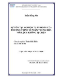 Luận văn Thạc sĩ Toán học: Sự tồn tại nghiệm tuần hoàn của phương trình vi phân trung hòa với lệch không bị chặn