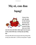 Mẹ ơi, con đau bụng!