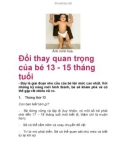 Đổi thay quan trọng của bé 13 - 15 tháng tuổi