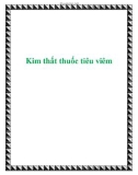 Kim thất thuốc tiêu viêm