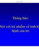 Bài giảng điều trị HIV : Điều trị ARV ở Trẻ nhiễm HIV/AIDS part 10