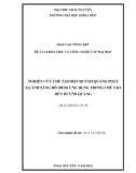 Đề tài khoa học và công nghệ cấp đại học: Nghiên cứu chế tạo bột huỳnh quang phát xạ ánh sáng đỏ (RED) ứng dụng trong chế tạo đèn huỳnh quang