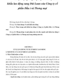 Luận văn: Thực trạng và giải pháp thúc đẩy xuất khẩu lao động sang Đài Loan của Công ty cổ phần Đầu tư và Thương mại
