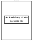 Ăn óc coi chừng tai biến mạch máu não