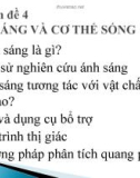 Ánh sáng và cơ thể sống