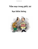 Nấm mọc trong phổi, tai họa khôn lường