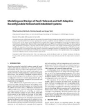 Báo cáo hóa học: Modeling and Design of Fault-Tolerant and Self-Adaptive Reconﬁgurable Networked Embedded Systems