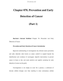 Chapter 078. Prevention and Early Detection of Cancer (Part 1)