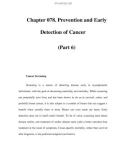 Chapter 078. Prevention and Early Detection of Cancer (Part 6)