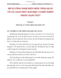 ĐỒ ÁN CÔNG NGHỆ PHẦN MỀM 'TỔNG QUAN VỀ CÁC GIAO THỨC BÁO HIỆU VÀ ĐIỀU KHIỂN TRONG MẠNG NGN' CHƯƠNG 2