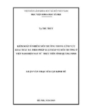 Luận văn Thạc sĩ Luật kinh tế: Kiểm soát ô nhiễm môi trường trong lĩnh vực khai thác đá theo pháp luật bảo vệ môi trường ở Việt Nam hiện nay từ thực tiễn tỉnh Quảng Ninh