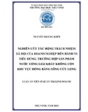 Luận án Tiến sĩ Quản trị kinh doanh: Nghiên cứu tác động trách nhiệm xã hội của doanh nghiệp đến hành vi tiêu dùng: trường hợp sản phẩm nước uống giải khát không cồn khu vực Đồng bằng sông Cửu Long