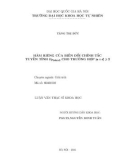 Luận văn Thạc sĩ Khoa học: Hàm riêng của biến đổi chính tắc tuyến tính OF(a,b,c,d) cho trường hợp |a+d|>=2