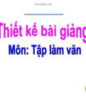 Giáo án điện tử môn Tiếng Việt lớp 3 - Tuần 12: Tập làm văn Nói, viết về cảnh đẹp đất nước