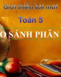 Bài giảng Toán 5 chương 1 bài 3: Ôn tập So sánh hai phân số