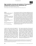 Báo cáo khoa học: High resolution structure and catalysis of O-acetylserine sulfhydrylase isozyme B from Escherichia coli