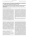 Báo cáo khoa học: The crystal structure of coenzyme B12-dependent glycerol dehydratase in complex with cobalamin and propane-1,2-diol