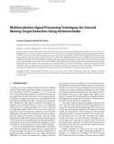 Báo cáo hóa học: Multiresolution Signal Processing Techniques for Ground Moving Target Detection Using Airborne Radar