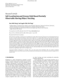 Báo cáo hóa học: Research Article Self-Localization and Stream Field Based Partially Observable Moving Object Tracking