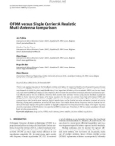 Báo cáo hóa học: OFDM versus Single Carrier: A Realistic Multi-Antenna Comparison