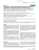 Báo cáo khoa học: Follow-up of newborns treated with extracorporeal membrane oxygenation: a nationwide evaluation at 5 years of age