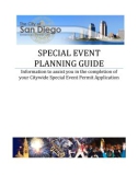 SPECIAL EVENT PLANNING GUIDE: Information to assist you in the completion of your Citywide Special Event Permit Application