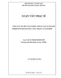 Luận văn Thạc sĩ Quản trị kinh doanh: Công tác tổ chức xuất khẩu gốm sứ tại các doanh nghiệp tỉnh Bình Dương, thực trạng và giải pháp