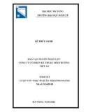 Tóm tắt luận văn Thạc sĩ Quản trị kinh doanh: Đào tạo nguồn nhân lực Công ty cổ phần kỹ thuật môi trường Việt An