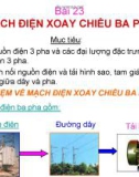 giáo án điện tử công nghệ: mạch điện ba pha