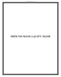 NIỀM TIN MANG LẠI SỨC MẠNH