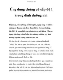 Ứng dụng chứng cứ cấp độ 1 trong dinh dưỡng nhi