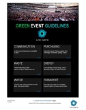 GREEN EVENT GUIDELINES LIVE EARTH