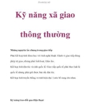 Kỹ năng xã giao thông thường