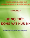 Bài giảng Sinh học đại cương A2: Chương 7 - Ngô Thanh Phong