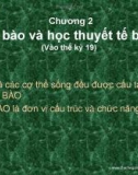 Bài giảng Chương 2: Tế bào và học thuyết tế bào