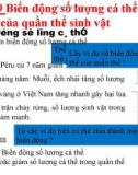 Bài giảng: Bài 39. Biến động số lượng cá thể của quần thể sinh vật