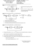 Đề thi cuối học kỳ I năm học 2016-2017 môn Điều khiển quá trình (Đề số 1) - ĐH Sư phạm Kỹ thuật