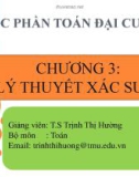 Bài giảng Toán đại cương: Chương 3.3 - TS. Trịnh Thị Hường