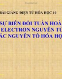 Bài giảng Hóa học 10 bài 8: Sự biến đổi tuần hoàn cấu hình electron nguyên tử của các nguyên tố hóa học