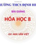 Bài giảng Hóa học lớp 8 Bài 37: Axit - Bazơ - Muối (Tiết 2) - Mai Văn Việt