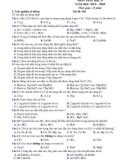 Đề thi học kì 2 môn Hóa học lớp 8 năm 2019-2020 - Trường THCS Đức Giang