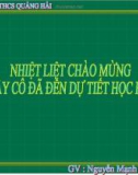 Bài giảng Đại số 9 chương 3 bài 3: Giải hệ phương trình bằng phương pháp thế