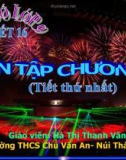 Bài giảng Đại số 9 Tiết 16: Ôn tập chương (Tiết thứ nhất)