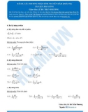 Toán 12: Các phương pháp tính nguyên hàm-P2 (Tài liệu bài giảng) - GV. Lê Bá Trần Phương