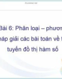 Phân loại phương pháp giải các bài Toán về tiếp tuyến với đồ thị hàm số